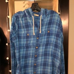 Hollister button up flannel